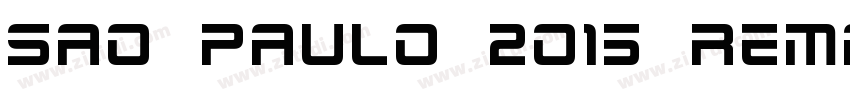 Sao Paulo 2015 Remak字体转换